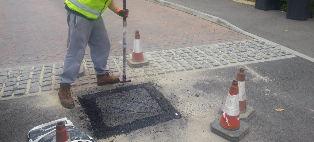 Manhole cover repair Haywards Heath