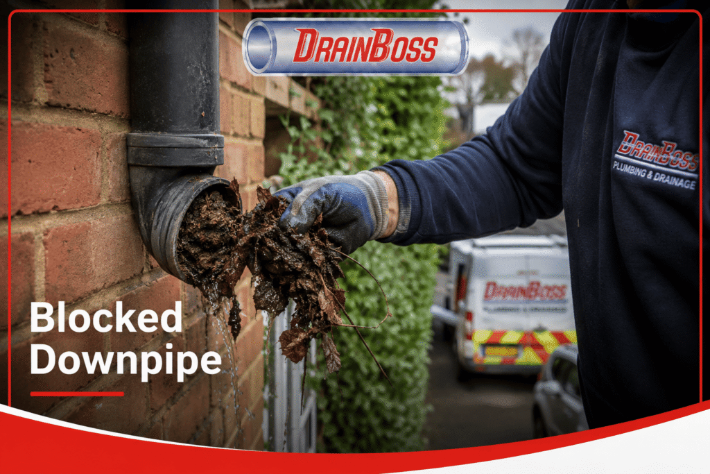 Blocked Downpipe