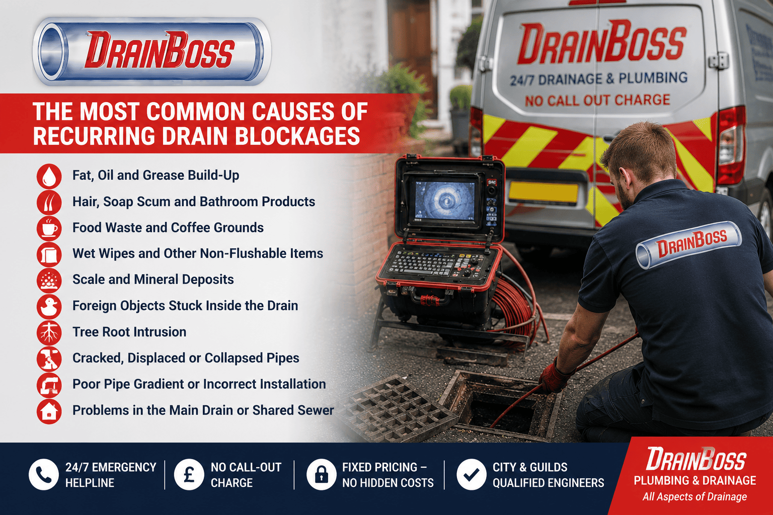 Most Common Causes of Recurring Drain Blockages