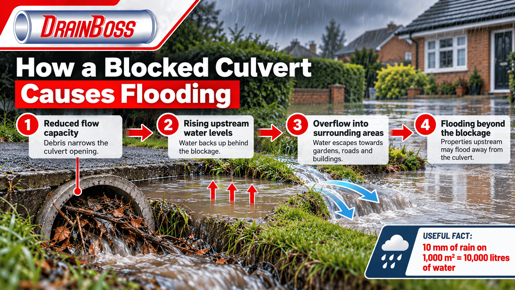 Blocked Culvert Cause Flooding